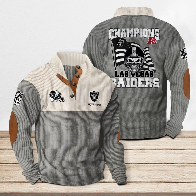 Las Vegas Raiders Colorful Stand Collar Sweatshirt Limited Edition AZCACSSW000090 7 AZCACSSW000090 – MK Gray