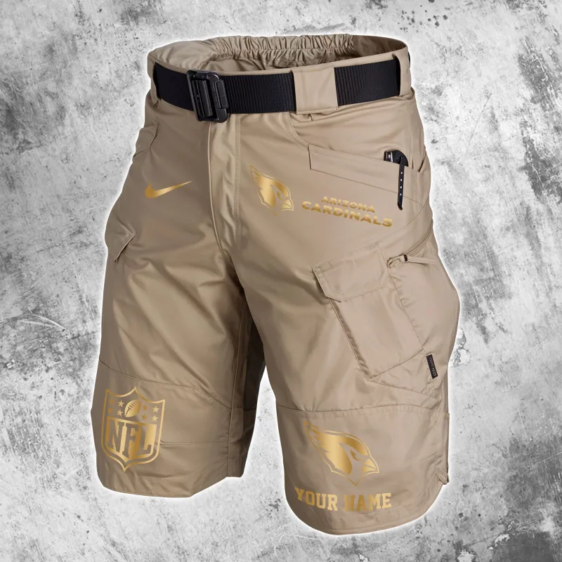 Khaki Arizona Cardinals Men Shorts