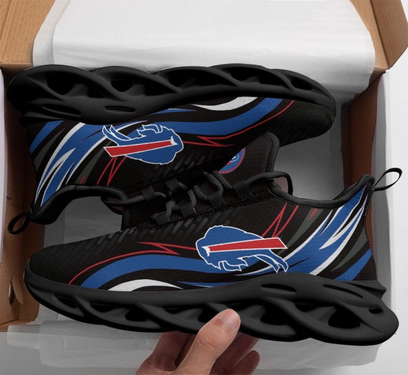 Buffalo Bills Yezy Running Sneakers 455 Back View