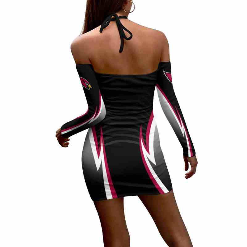 Arizona Cardinals Halter Lace-up Dress