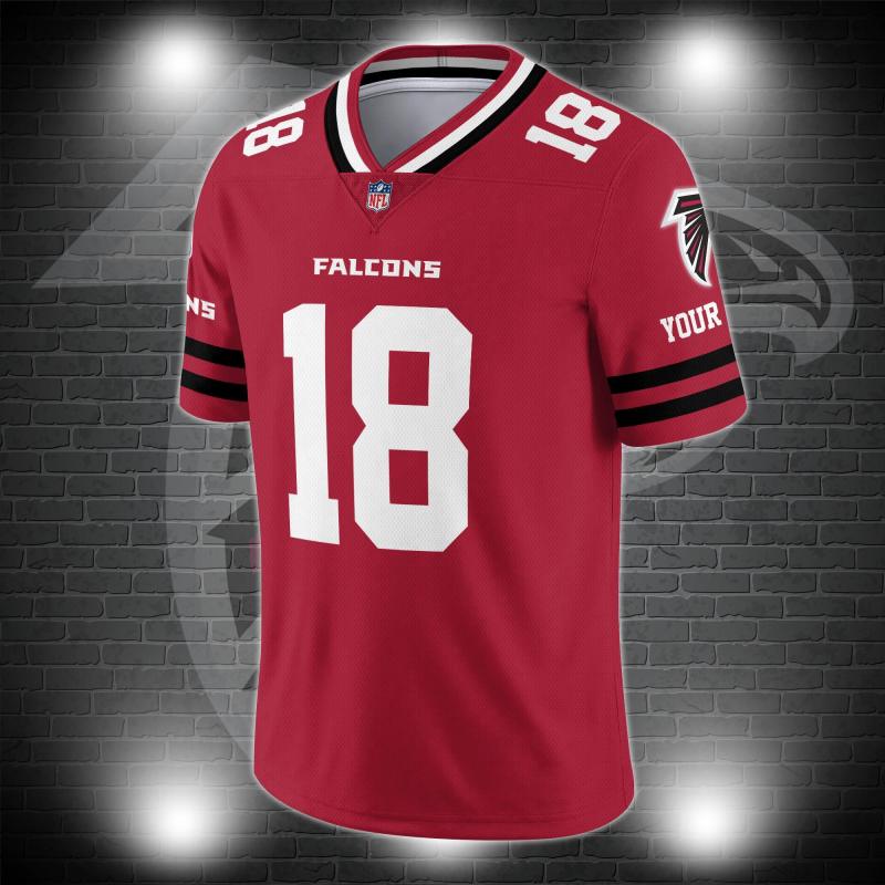Atlanta Falcons Personalized V-neck Football Jersey - Image 2