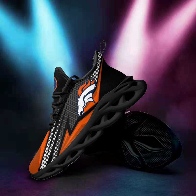Denver Broncos Yezy Running Sneakers BB82 Side View