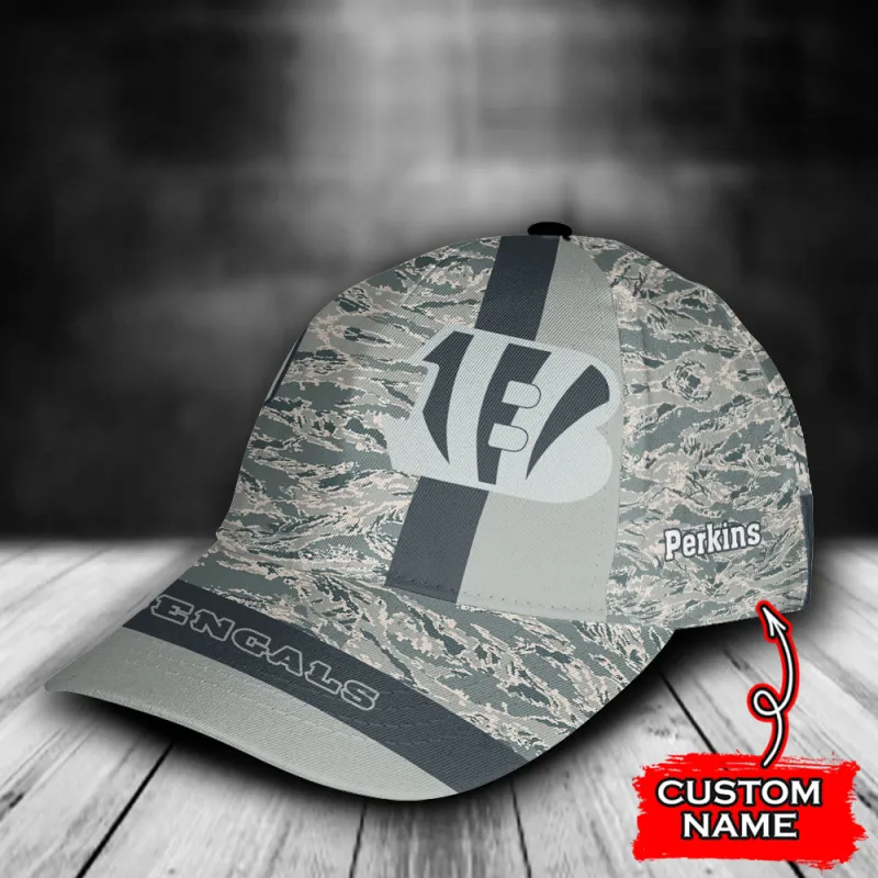 Cincinnati Bengals Personalized Classic Cap Back View