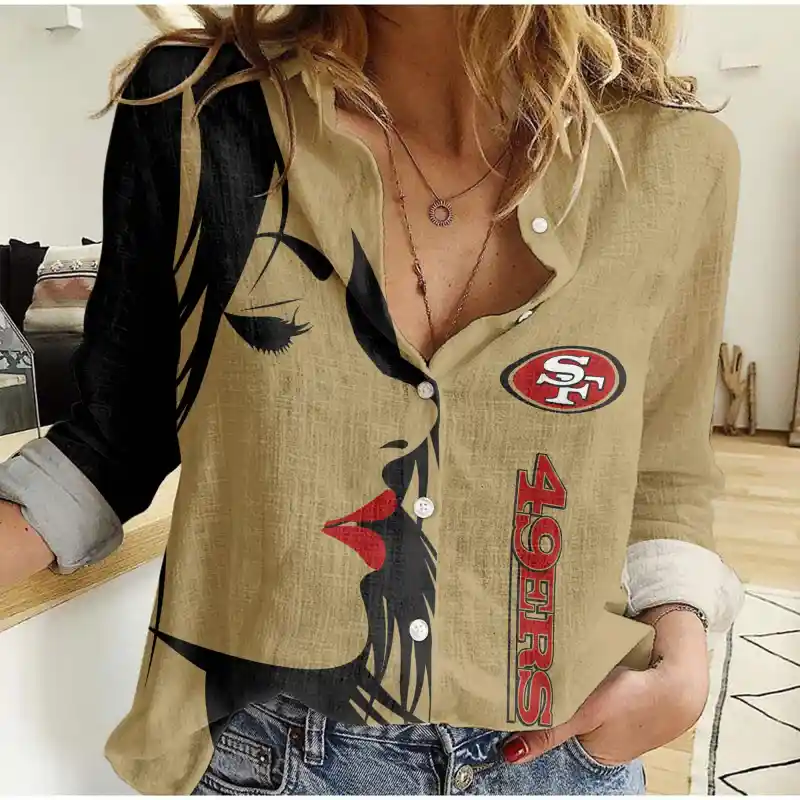 San Francisco 49ers Woman Shirt Detailed View