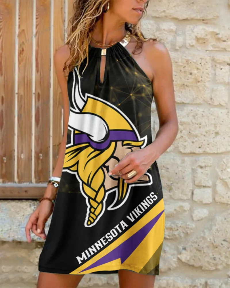 Minnesota Vikings Summer Casual Dress
