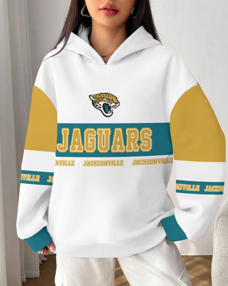Jacksonville Jaguars Pullover Hoodie Details