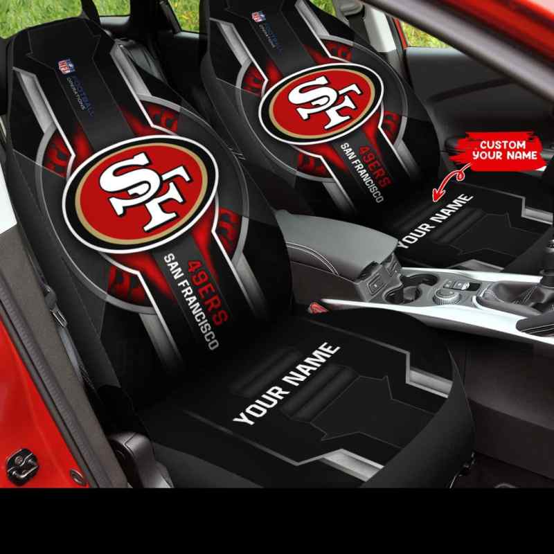 San Francisco 49ers Personalized Car Seat Covers
