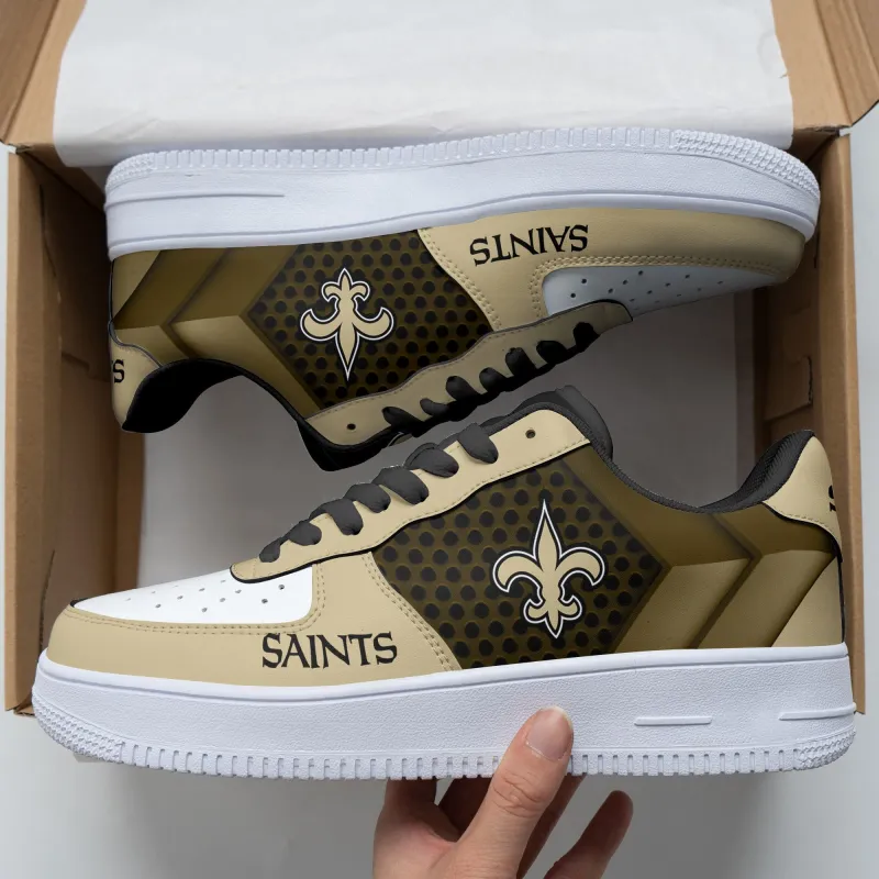 New Orleans Saints AF1 Shoes - Back View
