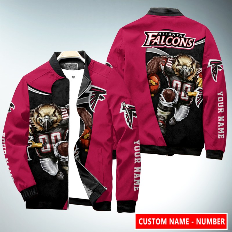 Atlanta Falcons Personalized Bomber Jacket