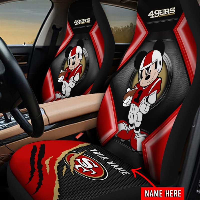 San Francisco 49ers Personalized Car Seat Covers