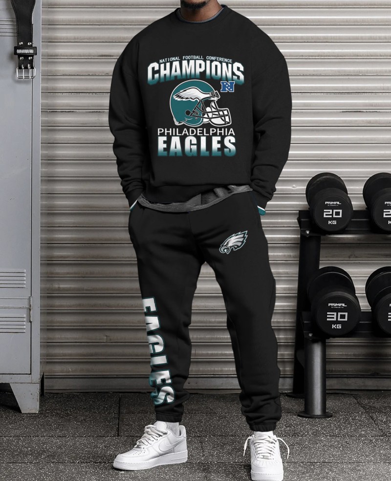 Philadelphia Eagles Combo 3D Sweatsuit and Sweatpants Unisex