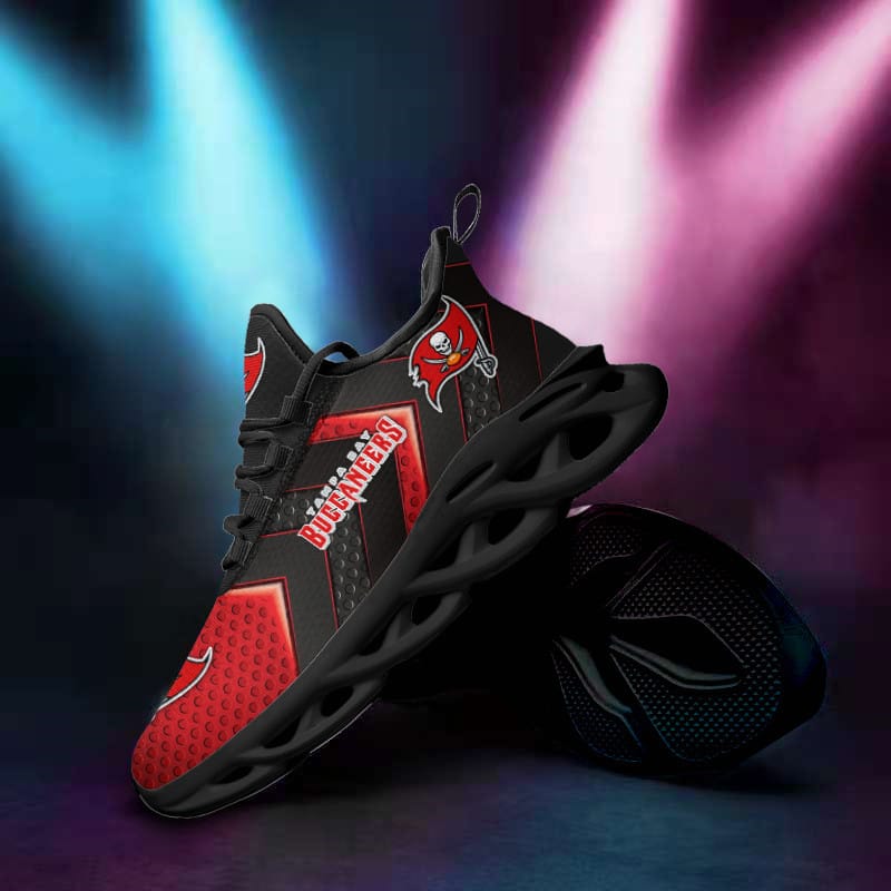 Tampa Bay Buccaneers Yezy Running Sneakers Back View