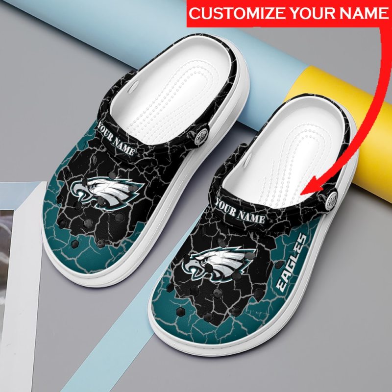 Philadelphia Eagles Personalized Clog