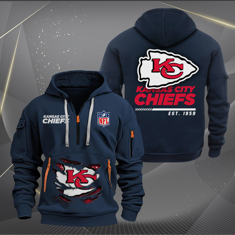 Kansas City Chiefs Hoodie Back View