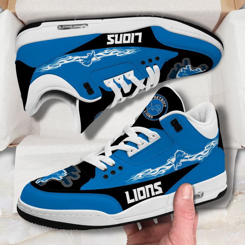 Detroit Lions JD03 Leather Shoes