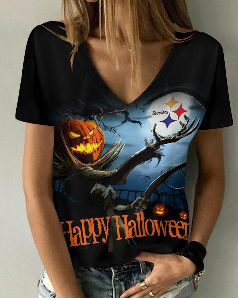Pittsburgh Steelers V-neck Women's T-shirt