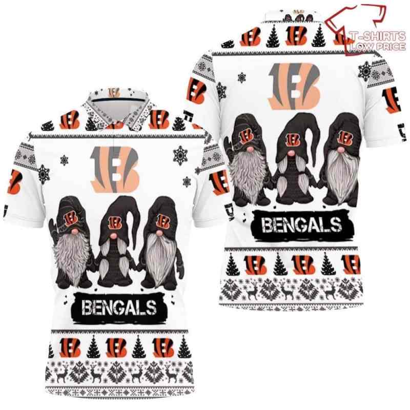 Cincinnati Bengals Ugly Christmas Polo Shirt