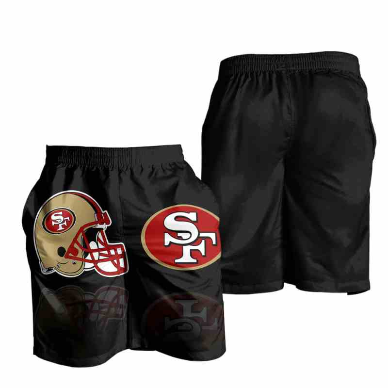 San Francisco 49ers Men Shorts - Back View