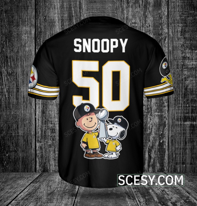Pittsburgh Steelers Peanut Snoopy Jersey