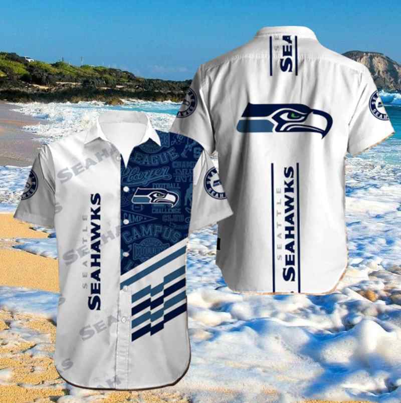 Sizing Chart for Seattle Seahawks Button Shirt BB769