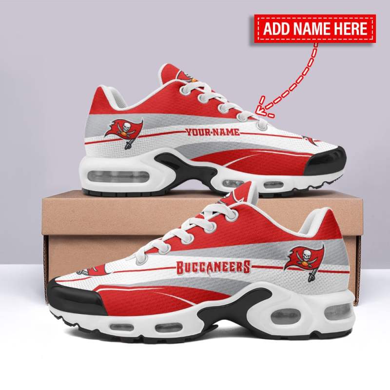 Tampa Bay Buccaneers Personalized Plus T-N Youth Sneakers