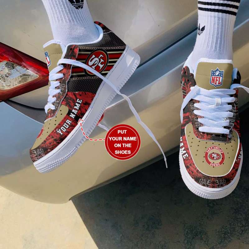 San Francisco 49ers Personalized AF1 Shoes