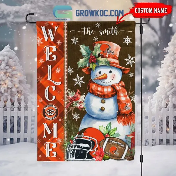 Cleveland Browns Personalized Flag