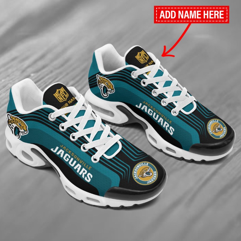 Jacksonville Jaguars Personalized Plus T-N Youth Sneakers