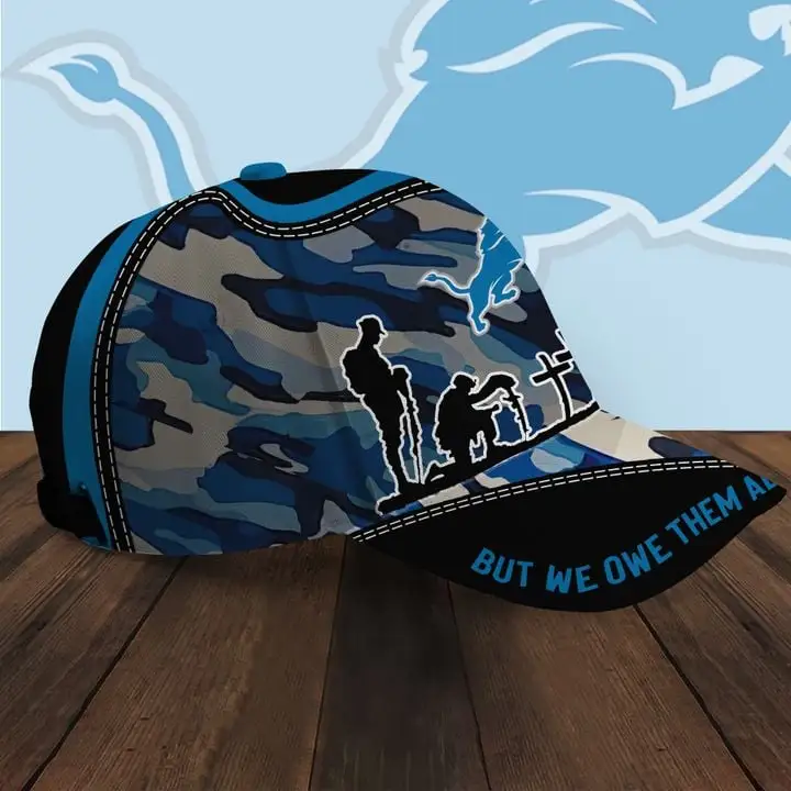Detroit Lions Classic Cap Side View