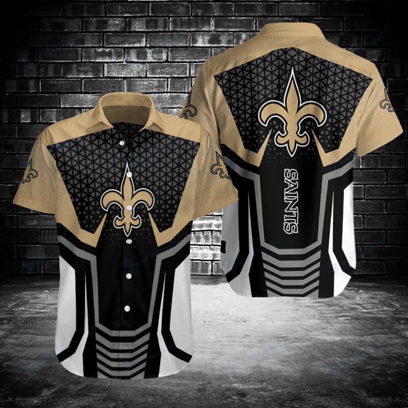 New Orleans Saints Button Shirt Sizing Chart