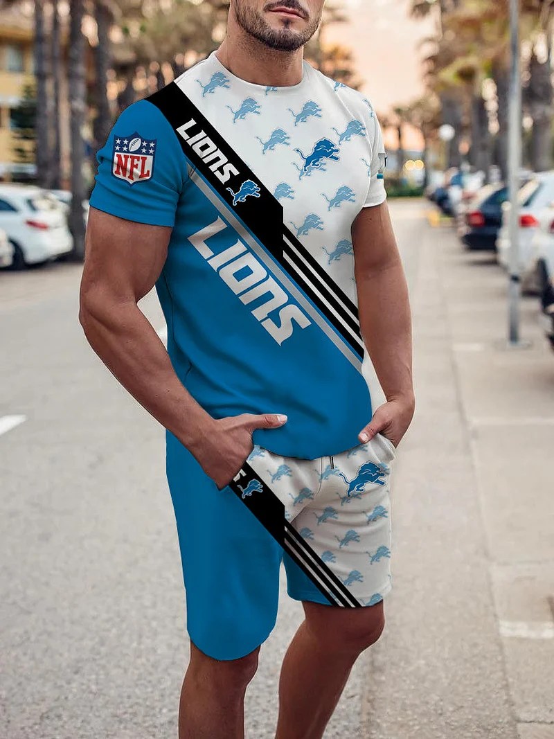 Detroit Lions T-shirt and Shorts