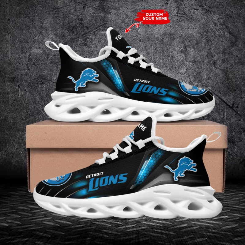 Detroit Lions Yezy Running Sneakers