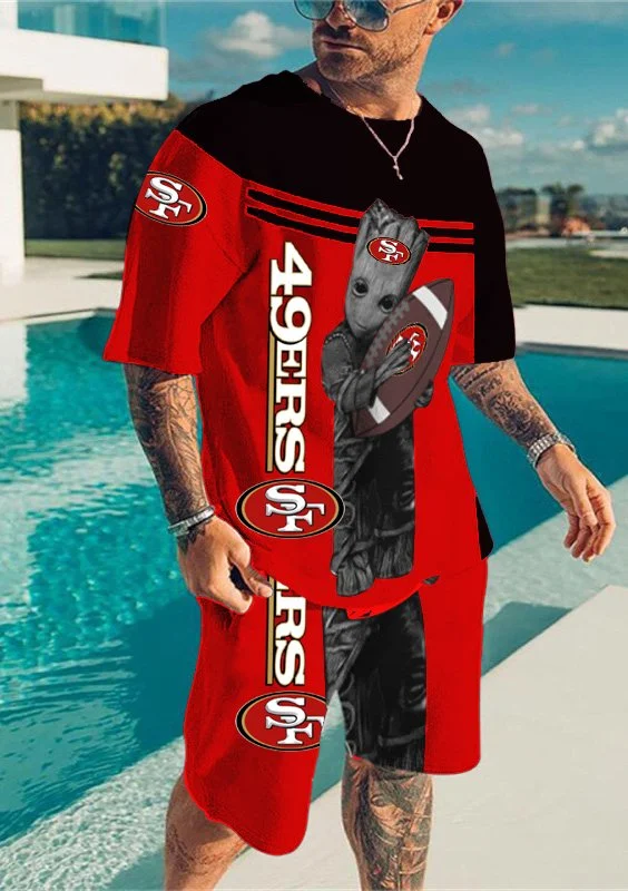 San Francisco 49ers T-shirt and Shorts