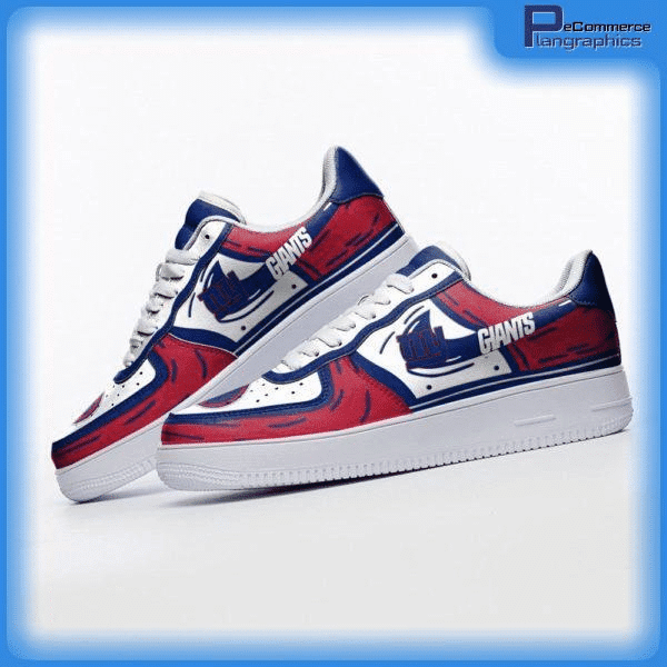New York Giants Air Force 1 Sneaker Side View