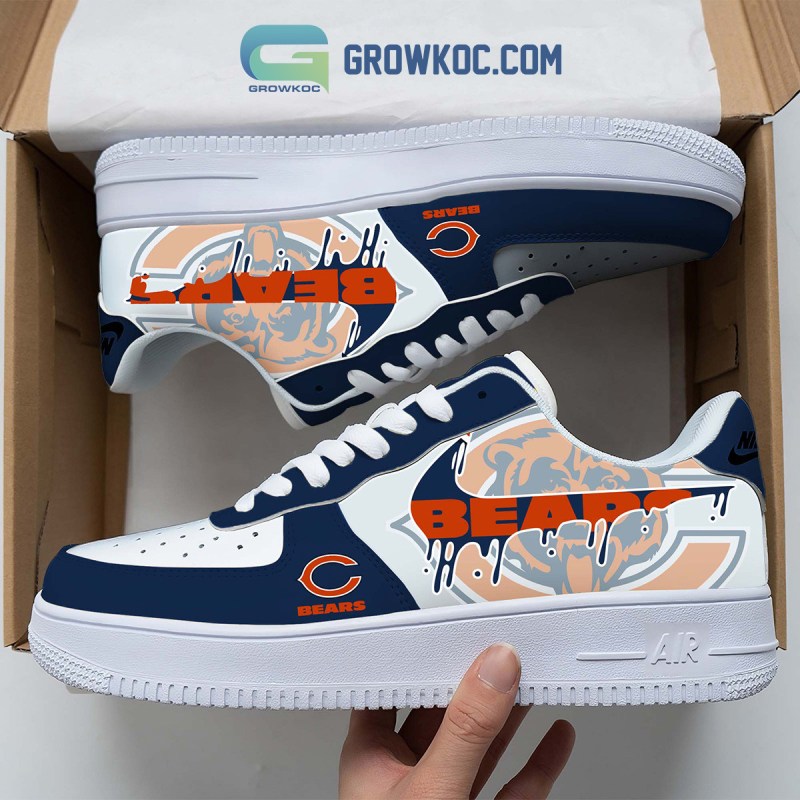 Chicago Bears Personalized Colorful AF1-1 Shoes