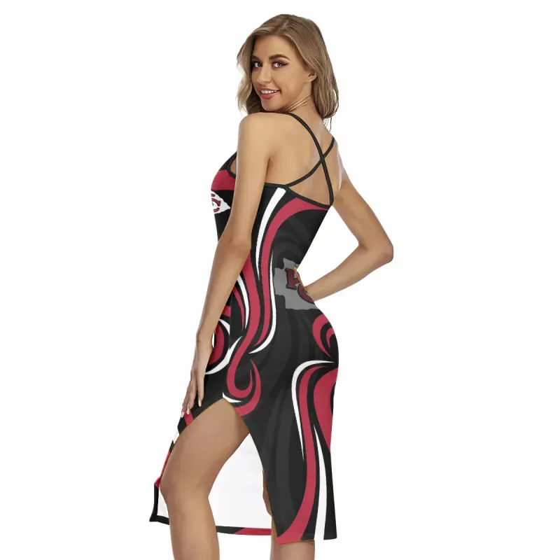 Kansas City Chiefs Women's Back Cross Cami Dress