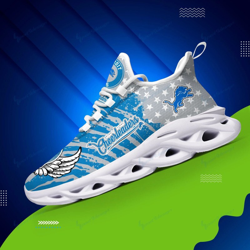 Detroit Lions Sneakers Side View