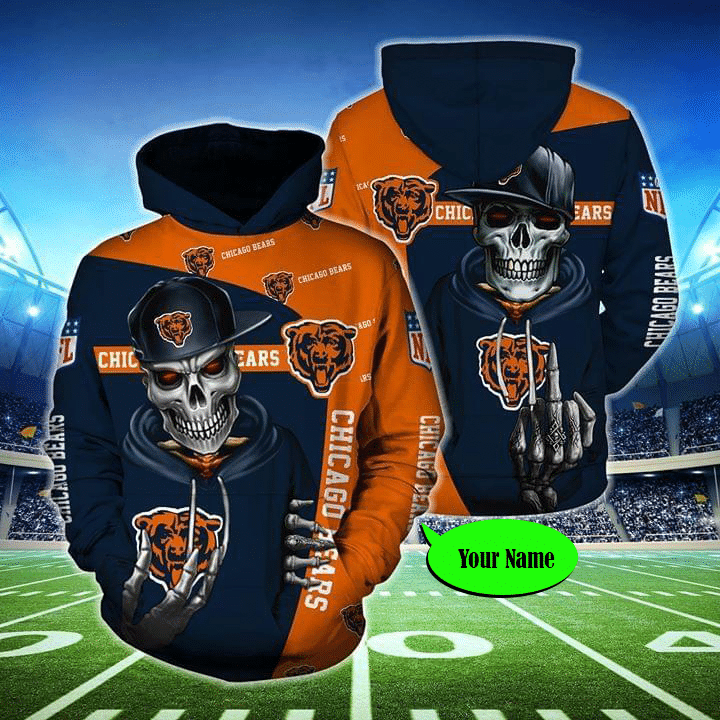 Chicago Bears Personalized All Over Printed Ugly Christmas Sweater