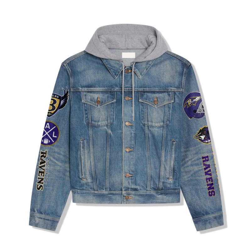 Baltimore Ravens Jacket Side View