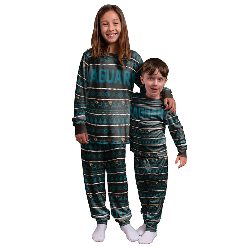 Jacksonville Jaguars Family Holiday Pajamas