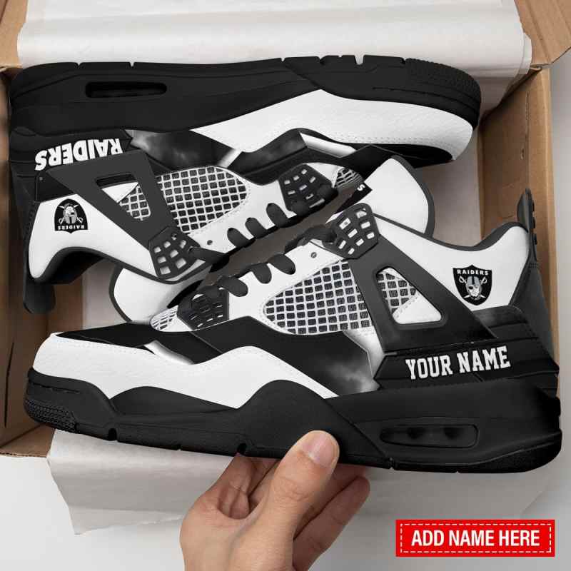 Las Vegas Raiders AJ4 Sneaker