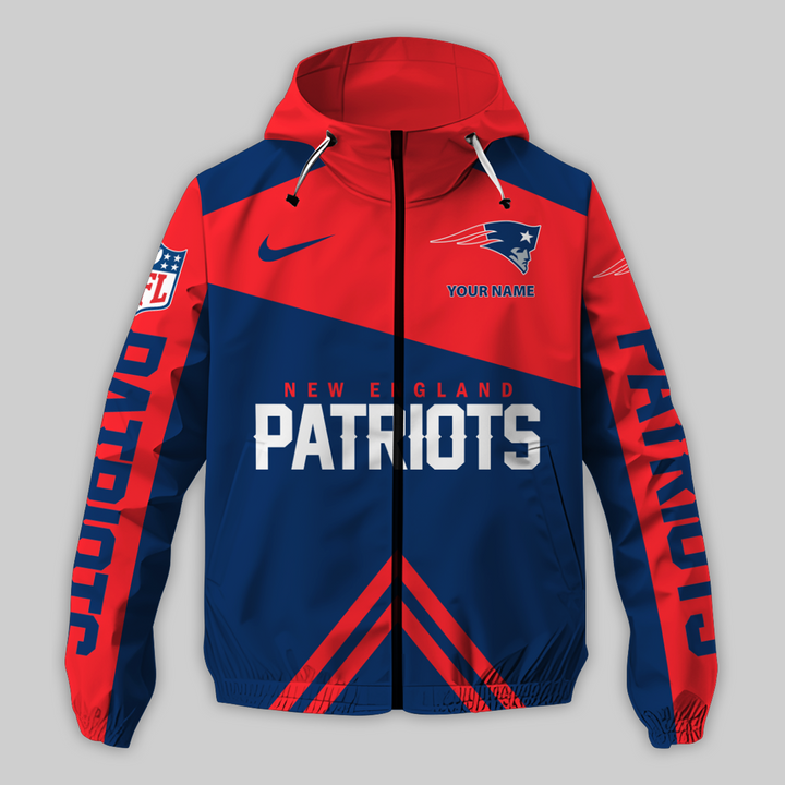 New England Patriots Outdoor Jacket Side View