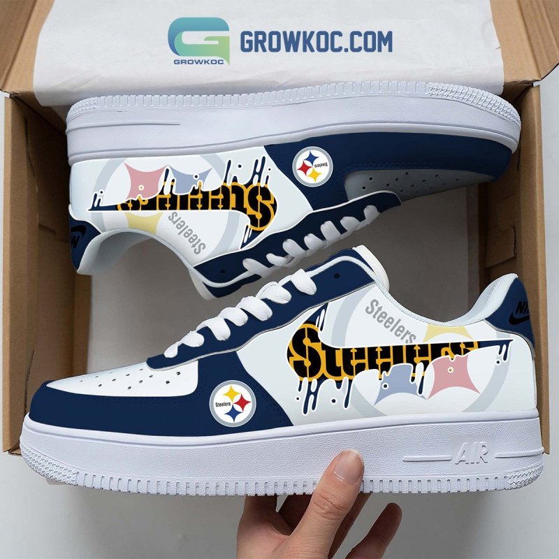 Pittsburgh Steelers Personalized Colorful AF1-1 Shoes