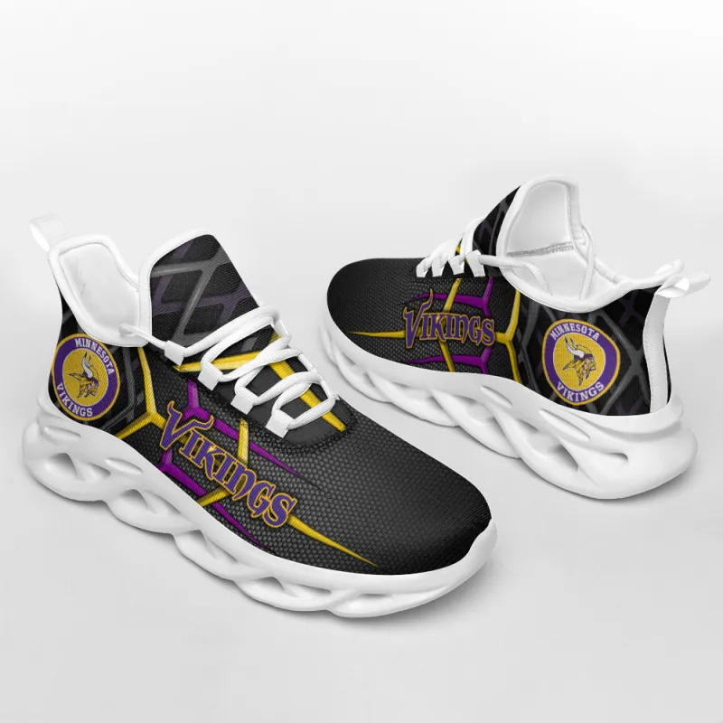 Minnesota Vikings Yezy Running Sneakers BB111 10 Minnesota Vikings Yezy Running Sneakers Detail View