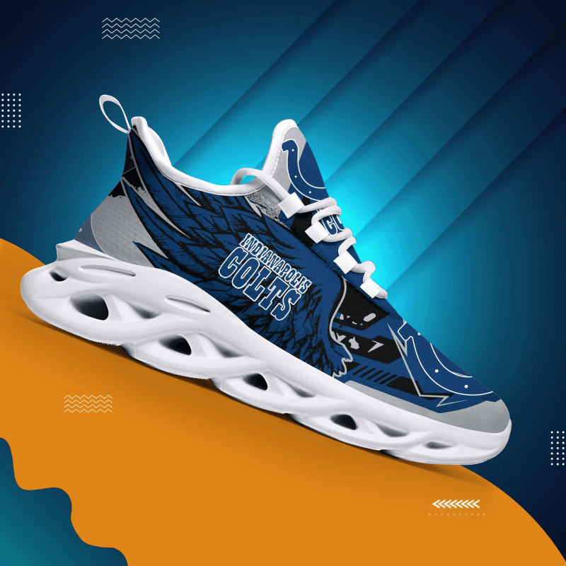 Indianapolis Colts Yezy Running Sneakers