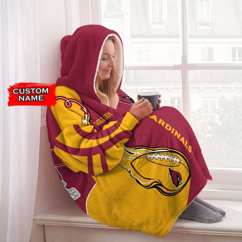Arizona Cardinals Snug Hoodie Back View