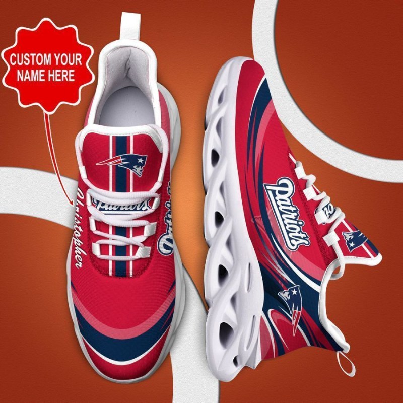 New England Patriots Personalized Yezy Running Sneakers 3