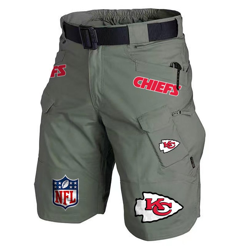 Army Green Kansas City Chiefs Shorts