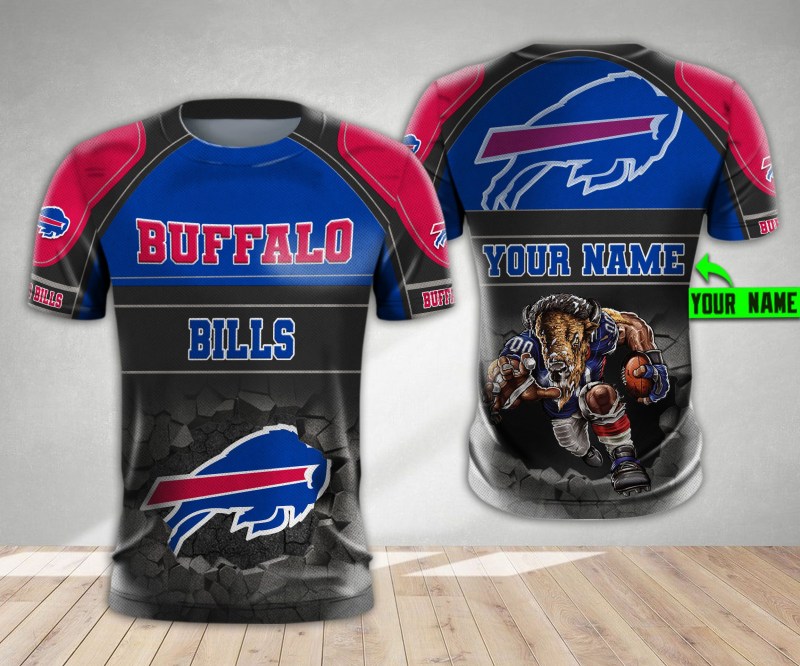 Buffalo Bills Personalized Ugly Christmas Sweater - Detailed View