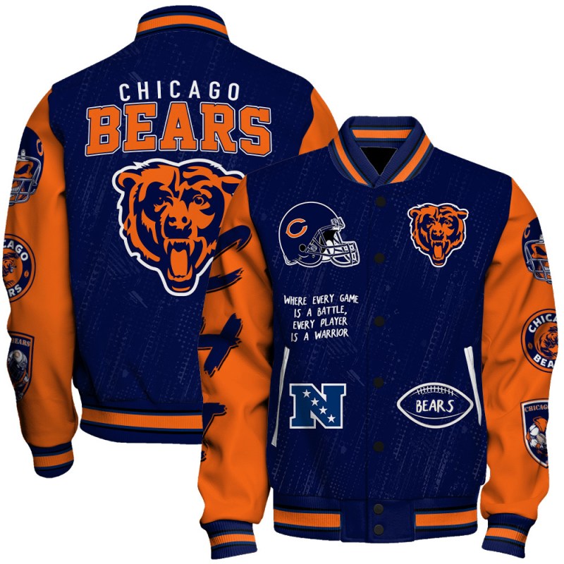 Chicago Bears Varsity Jacket 1